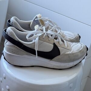 Nike White and Black Athletic Shoes